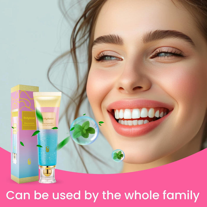 ✨ Achieve a Radiant Smile - Köp 1 Få 1 GRATIS - 🦷 Niacinamide Whitening Toothpaste - For Healthier, Whiter Teeth!