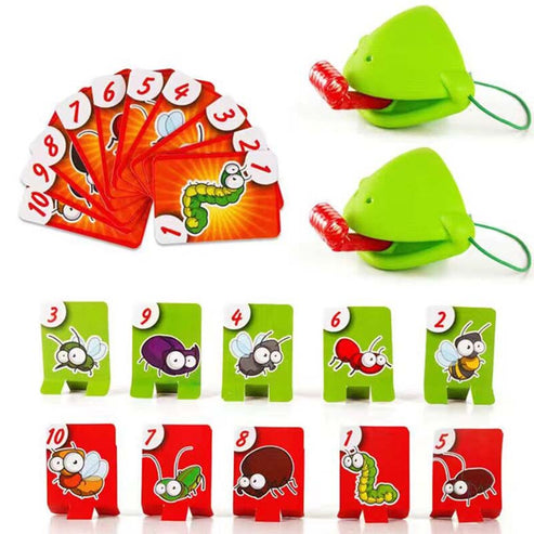 Groda tunga mask spel