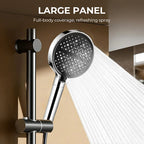 🔥 Høytrykksdusj med justerbar stråle – 15 cm panel og 8 posisjoner for den ultimate dusjopplevelsen! 🚿✨
