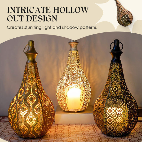🕯️✨Hålformad metallljusstake