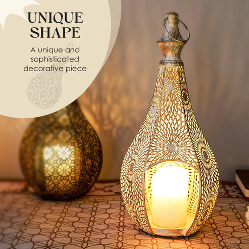 🕯️✨Hålformad metallljusstake