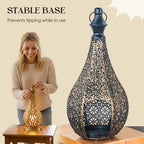🕯️✨Hålformad metallljusstake