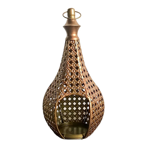 🕯️✨Hålformad metallljusstake