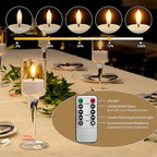 🕯️✨ LED-värmeljus – Skapa varm och mysig stämning varje dag ✨