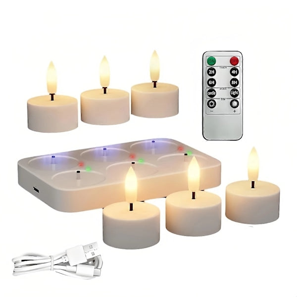 🕯️✨ LED-värmeljus – Skapa varm och mysig stämning varje dag ✨